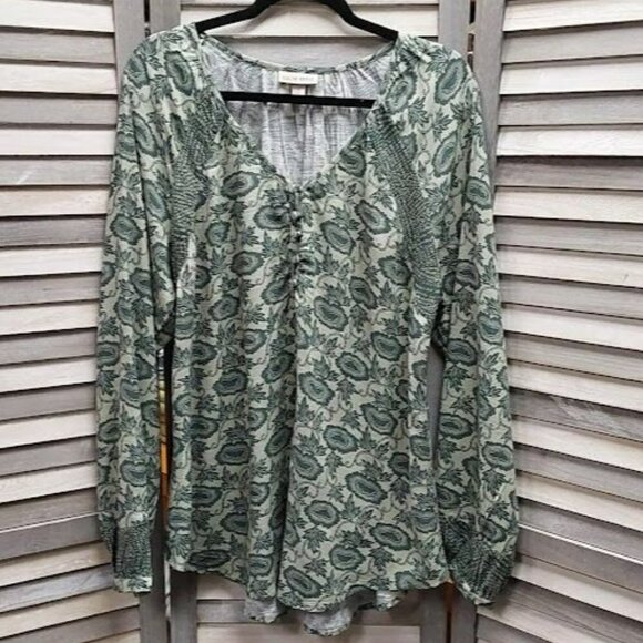 Women's Long Sleeve V-Neck Tunic Top | Knox Rose™ | Medium - Picture 1 of 11